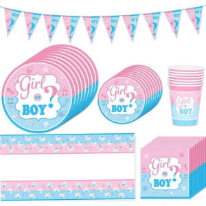 Gender Reveal Party Supply Set