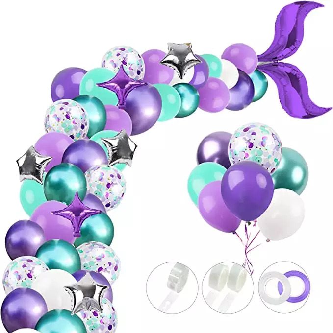 Mermaid Tail Balloon Arch