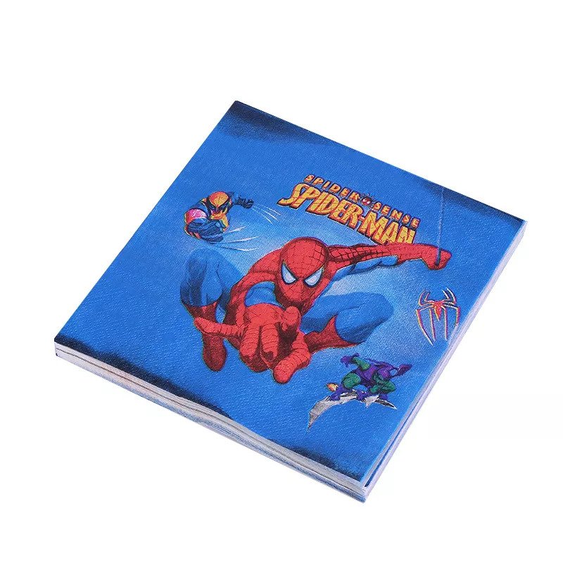 Spiderman Party Supply Set Napkins
