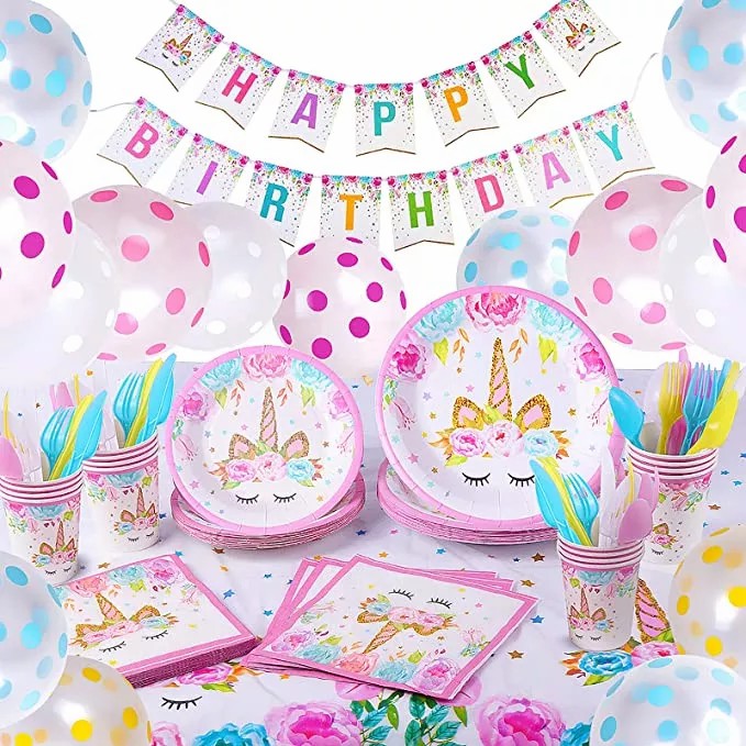 Unicorn Party Supply Set